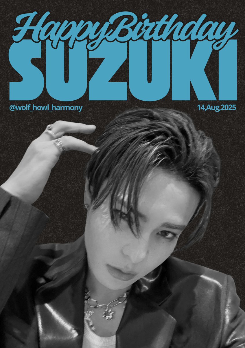 Happy Birthday!! SUZUKI🎂／ 本日8/14は #SUZUKI の誕生日です