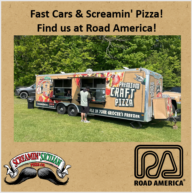 The GT World Challenge America headlines an all-sportscar  🏎️ weekend at 🏁Road America August 15-17, 2025. Find our Screamin' Sicilian food truck and fuel your hunger. You'll be sure to Taste What ALL the Screamin' is About!  😮 🍕