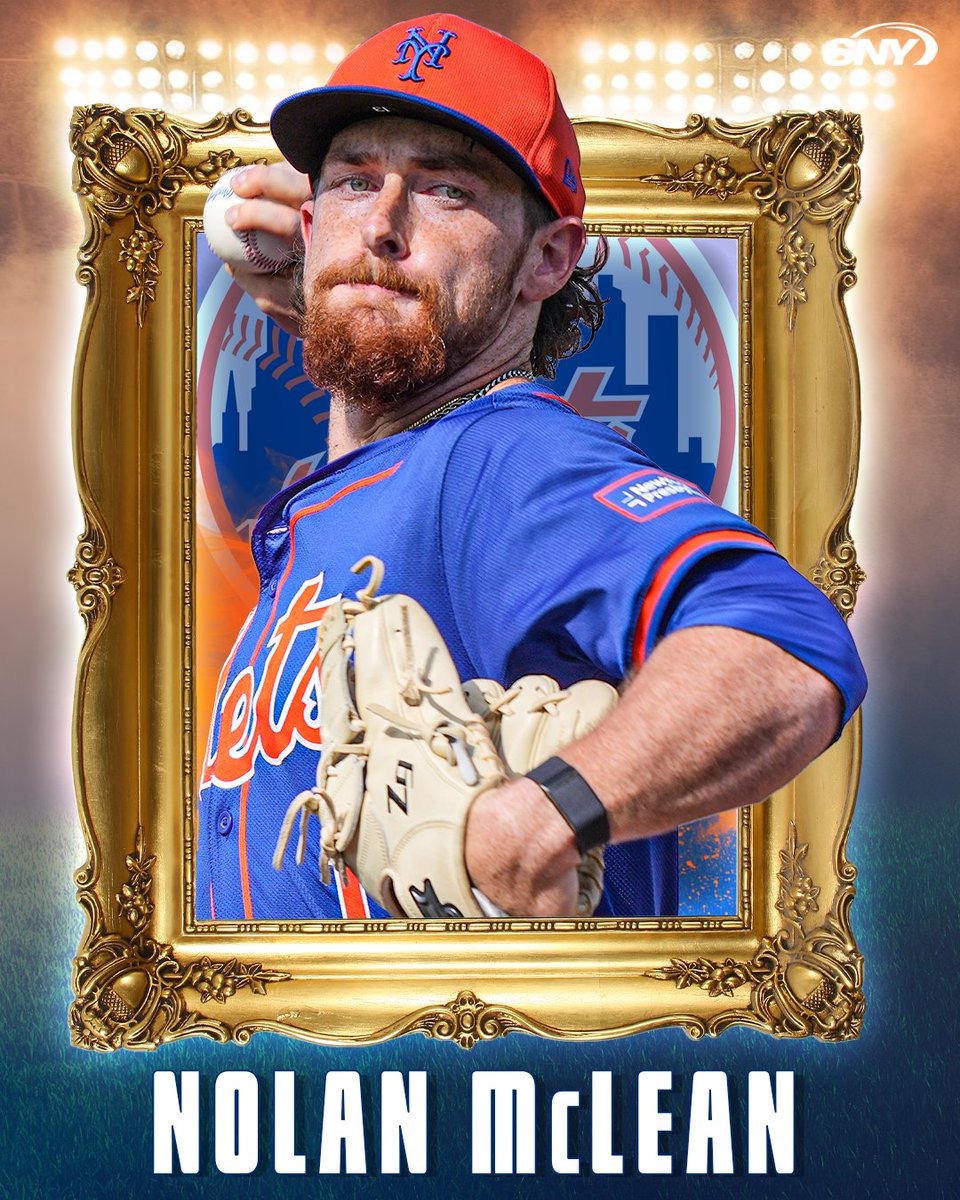 SNY Mets (@sny_mets) on Twitter photo BREAKING: The Mets will call up Nolan McLean to make his MLB debut in a start on Saturday against the Mariners, <a href="/martinonyc/">Andy Martino</a> reports BREAKING: The Mets will call up Nolan McLean to make his MLB debut in a start on Saturday against the Mariners, <a href="/martinonyc/">Andy Martino</a> reports