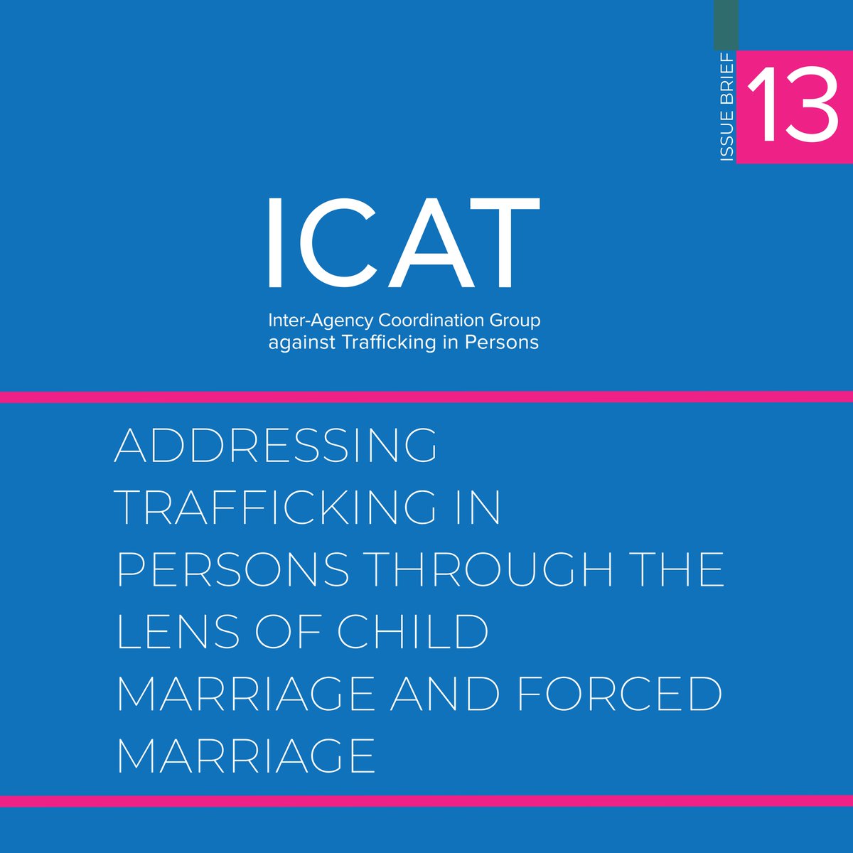 Marriage must never be a cover for exploitation.

Our new guidance explores how child &amp; forced marriage intersect with human trafficking—&amp; why this demands urgent action.

What’s needed: Stronger laws. Better policies. Support &amp; Protection.

Learn more➡️: bit.ly/trafficking_ma…