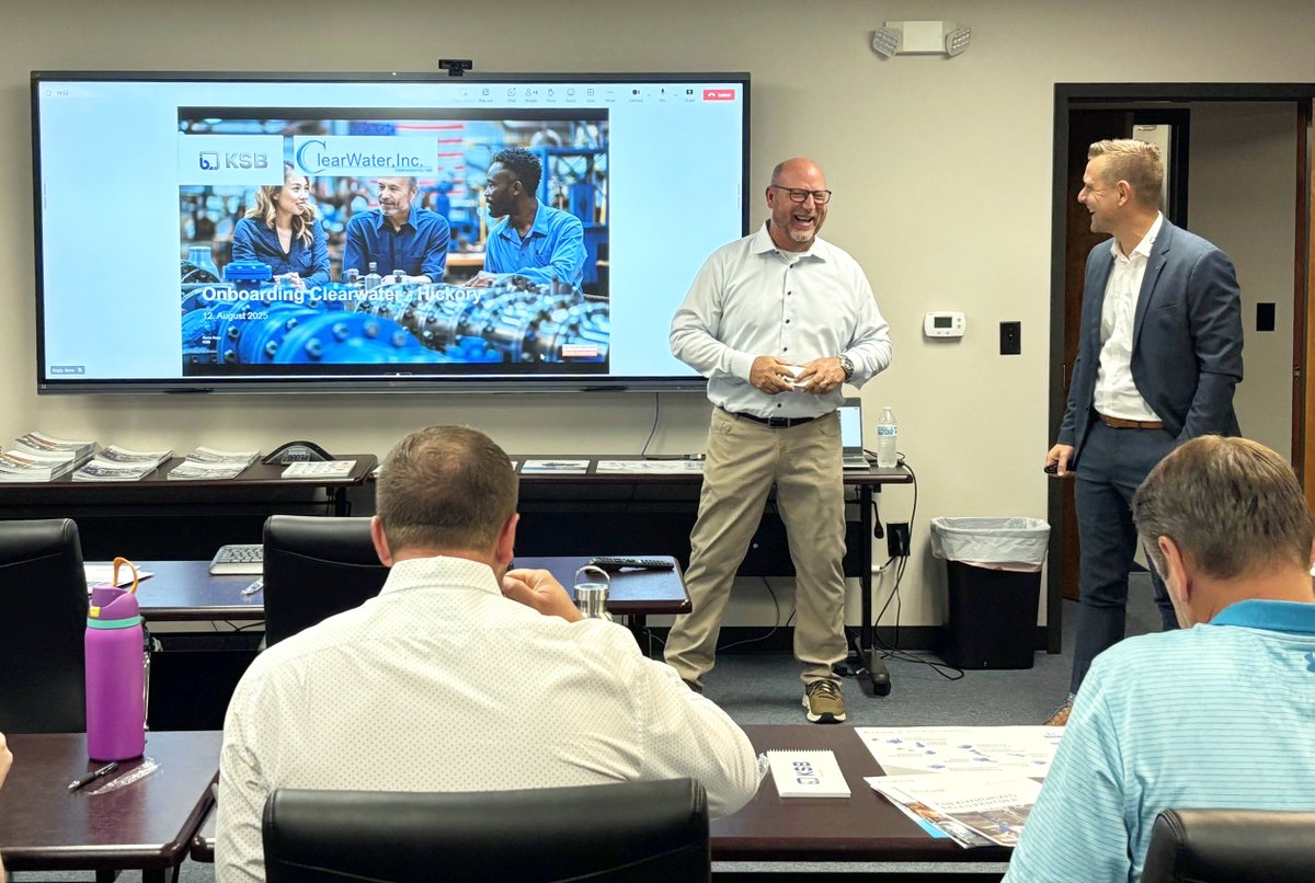 📢 Newsflash!

ClearWater, Inc., a valued partner in the KSB Water market, is expanding its representation to include KSB Industry standard products and service for customers across North Carolina, South Carolina, and Virginia.

#KSB #KSBUSA #ClearWaterInc #Pumps #Valves