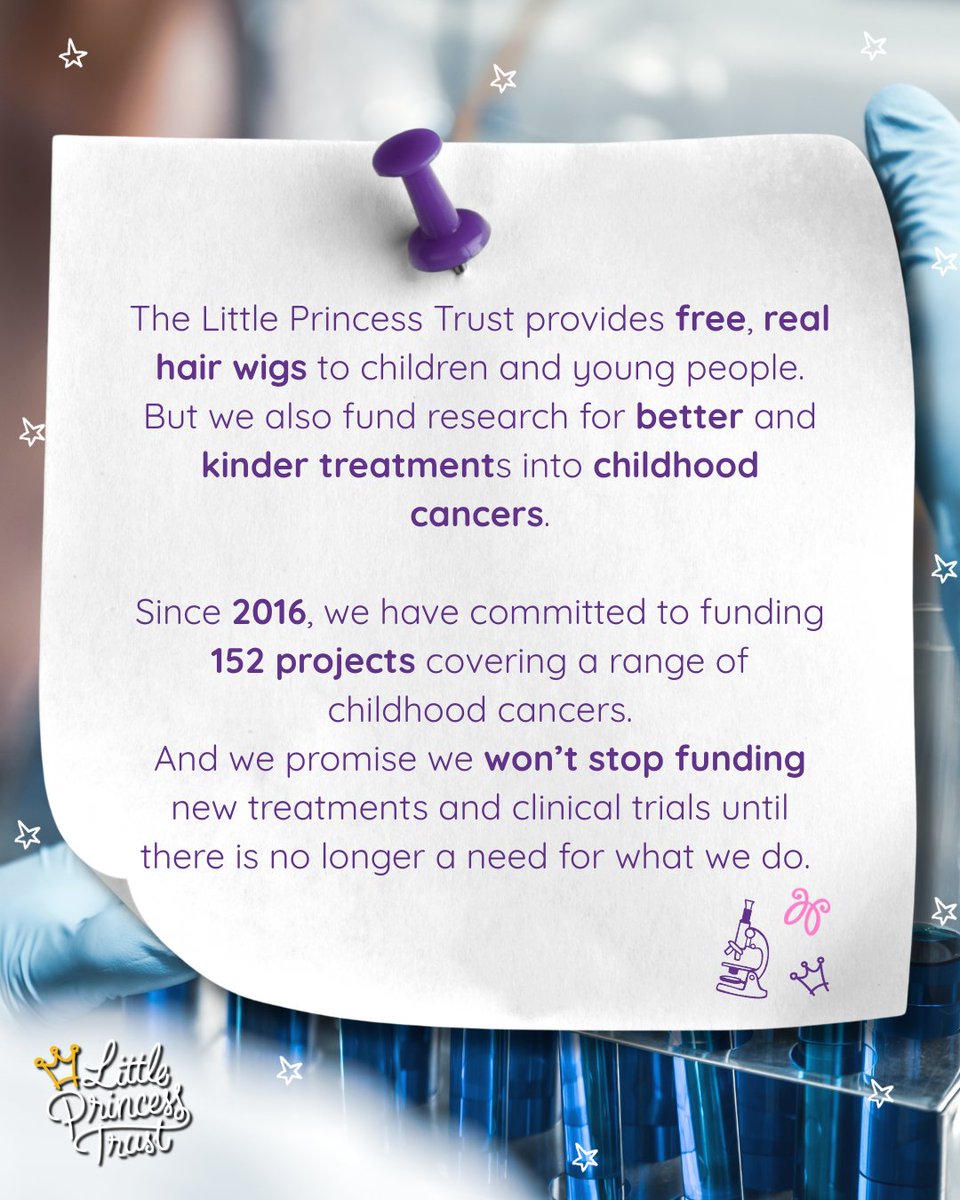 We want to remind our incredible supporters that the funding of kinder childhood cancer treatments is central to our mission here at LPT 🔬

Click the link in our bio to learn more about what we do 👆