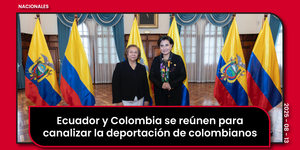 Udla Channel (@udlachannelec) on Twitter photo #Nacionales| <a href="/gabisommerfeld/">Gabriela Sommerfeld</a> y Rosa Villavicencio, cancilleres de #Ecuador y #Colombia, se reunieron en #Quito para establecer mecanismos que garanticen la adecuada deportación de ciudadanos colombianos. “Es crucial garantizar un proceso seguro, ordenado y regular para los #Nacionales| <a href="/gabisommerfeld/">Gabriela Sommerfeld</a> y Rosa Villavicencio, cancilleres de #Ecuador y #Colombia, se reunieron en #Quito para establecer mecanismos que garanticen la adecuada deportación de ciudadanos colombianos. “Es crucial garantizar un proceso seguro, ordenado y regular para los