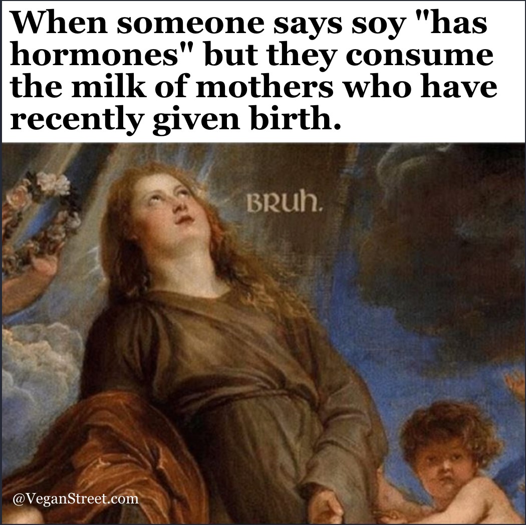 We need to be clear about whose milk we are drinking here. And it's not ours 🍼 🐄