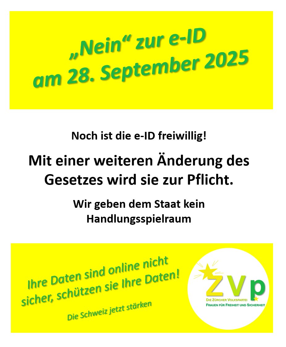 SVP Stadt Zürich (@svpstadtzh) on Twitter photo 