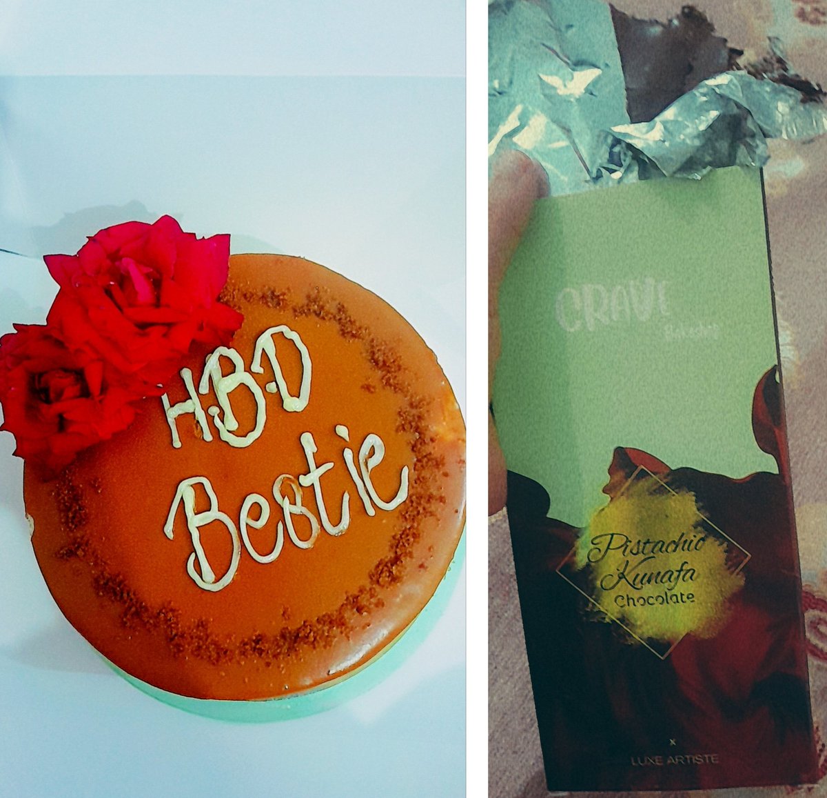 Sannayy_'s tweet photo. My bestie's in another city, but her love travelled faster than my birthday ♡ https://t.co/zXIDg7nGvX