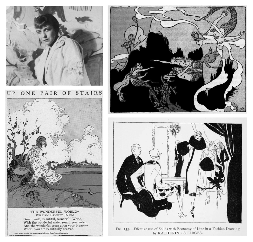 Happy birthday Katherine Sturges Dodge. The busy illustrator, commercial artist, and author, remembered for delicate illustrations for children's books and ceramic designs, was born today in 1890.