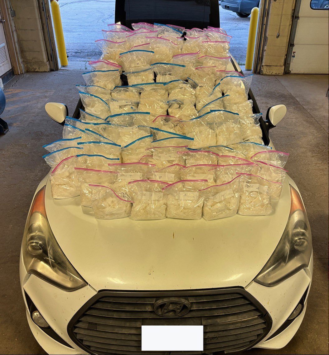 Secretary Kristi Noem (@sec_noem) on Twitter photo Congratulations to the men and women of <a href="/SDHighwayPatrol/">South Dakota Highway Patrol</a> on the largest meth bust in South Dakota history — 207 pounds worth $12M, off our streets.
This criminal, an illegal alien from Mexico, is now in immigration proceedings. Justice will be served. Congratulations to the men and women of <a href="/SDHighwayPatrol/">South Dakota Highway Patrol</a> on the largest meth bust in South Dakota history — 207 pounds worth $12M, off our streets.
This criminal, an illegal alien from Mexico, is now in immigration proceedings. Justice will be served.