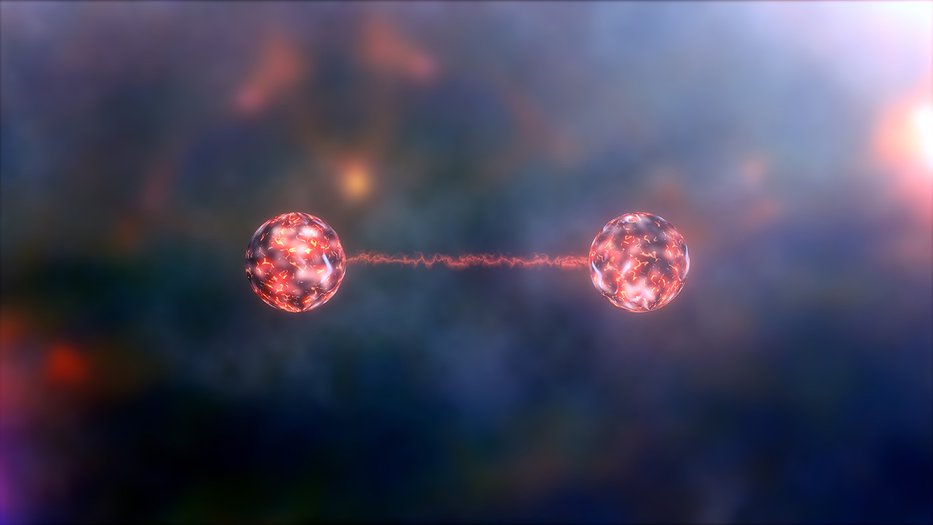 9ot7_tw's tweet photo. التشابك الكمي – Quantum Entanglement

1️⃣ المفهوم الأساسي
التشابك الكمي هو ظاهرة في ميكانيكا الكم حيث تصبح حالتان أو أكثر من الجسيمات مترابطة بحيث أن قياس خاصية في أحدها يؤثر مباشرة على حالة الآخر، مهما كانت المسافة بينهما.
كأنهما "كيان واحد موزع في مكانين مختلفين". https://t.co/7aB9xEDVyg