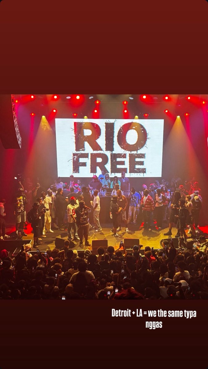 luccckydaone's tweet photo. Detroit + LA = WE THE SAME TYPA NIGGAS 🤏🏾 AHHHHH #RIOHOME #RIOFREE https://t.co/mbnLBnNwEj