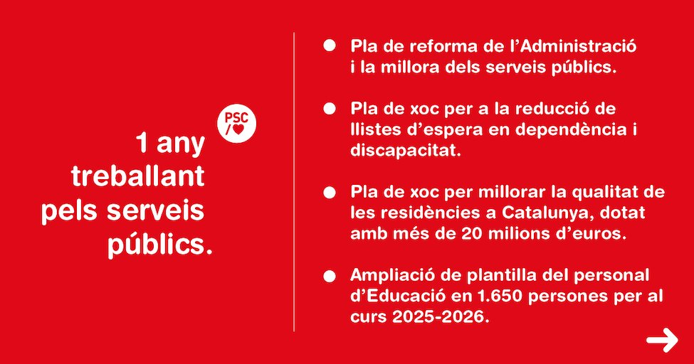 Un any treballant pels serveis públics.