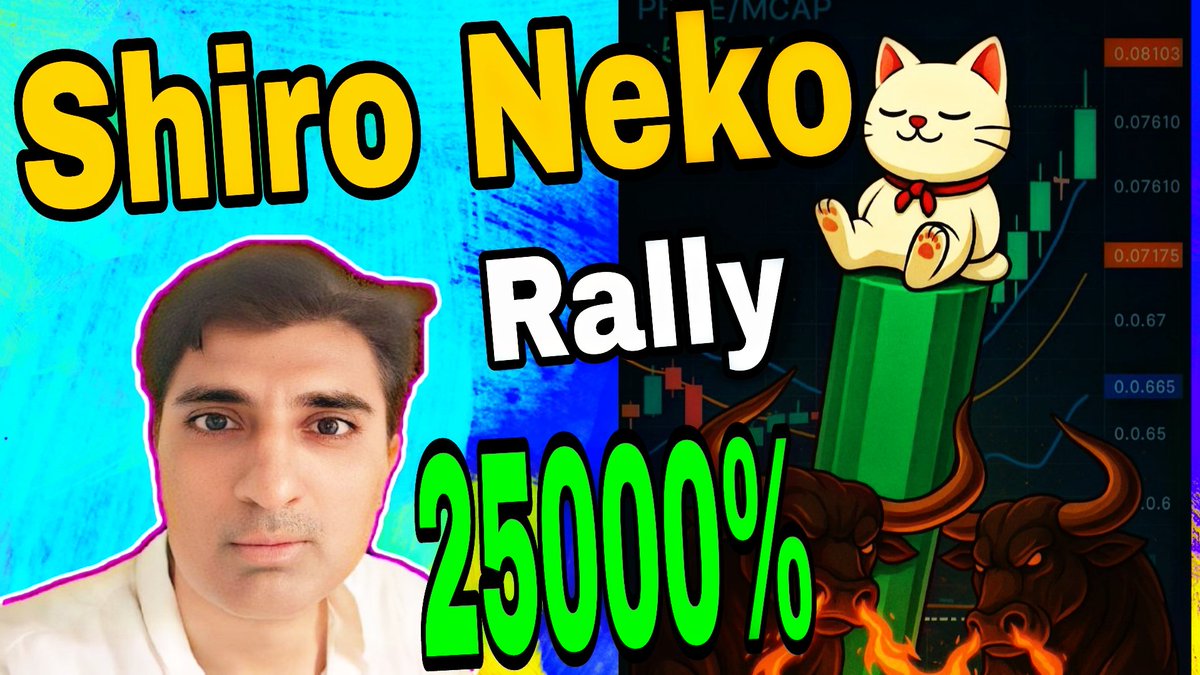 ForexShakeel's tweet photo. Shiro Neko Skyrocket💥  https://t.co/aeuW0VlACm #shironeko #shiro #shiroprice #shirousdt #Rekt #RektCoin #mog #mogcoin #forex #chfjpy #forexlive #forexsignals #BONK #pepe #TRB #AI #floki #coti #Spell #arbdoge #bttc #milady #Bttc #alert #bullish #pump #web3 #Crypto #CryptoShakeel https://t.co/qBz9xkc408