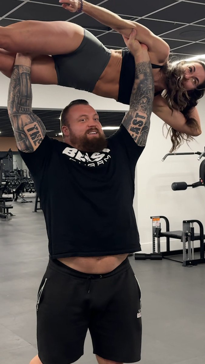 Gettin' thrown around by the World's Strongest Man 😅