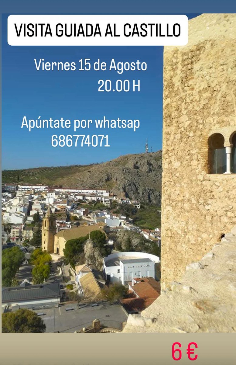 jalarabdn's tweet photo. Visita guiada extra al Castillo de Luque en Córdoba. https://t.co/TZPjv7MAfQ