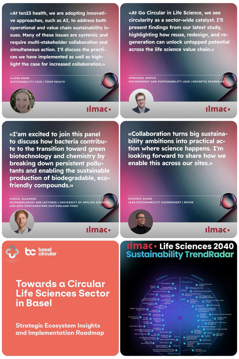 The Future of Green Biotech &amp; #Sustainability in R&amp;D!

Join this dynamic panel to explore how green #biotech and sustainable practices are creating new business opportunities while addressing environmental challenges!

<a href="/ILMAC_Basel/">Ilmac</a>

linkedin.com/posts/kumli_fu…

#lifesciences #randd