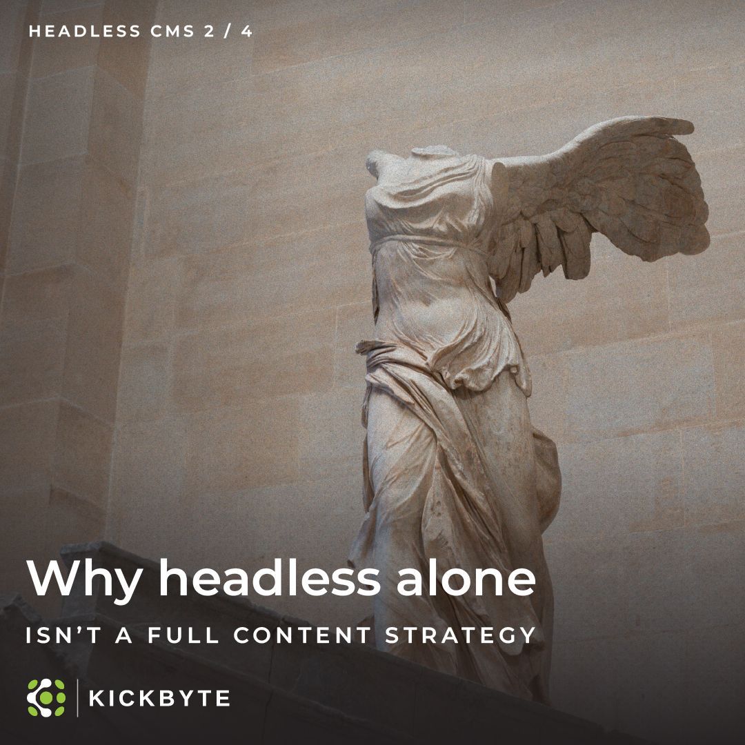 kickbytedigital's tweet image. Great tech. Zero strategy. Total failure.
Headless CMS needs structure to deliver. Otherwise, you&apos;re just guessing.
#KickbyteDigital #HeadlessCMS #ContentStrategy #CMSReality