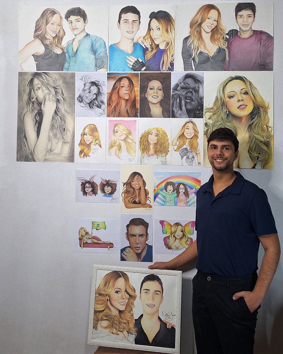 Nilton Júnior (@niltonsantana8) on Twitter photo Me and my drawings of <a href="/MariahCarey/">Mariah Carey</a>. I've been drawing Mimi for 15 years. My dream is to give you one someday. Love youu!!! From Rio de Janeiro 🇧🇷❤️ <a href="/KristoferBuckle/">kristofer buckle</a> <a href="/MariahNow/">Mariah Carey Brasil - Mariah Now</a>
#MariahCarey #mc30 #lambily #thetown Me and my drawings of <a href="/MariahCarey/">Mariah Carey</a>. I've been drawing Mimi for 15 years. My dream is to give you one someday. Love youu!!! From Rio de Janeiro 🇧🇷❤️ <a href="/KristoferBuckle/">kristofer buckle</a> <a href="/MariahNow/">Mariah Carey Brasil - Mariah Now</a>
#MariahCarey #mc30 #lambily #thetown