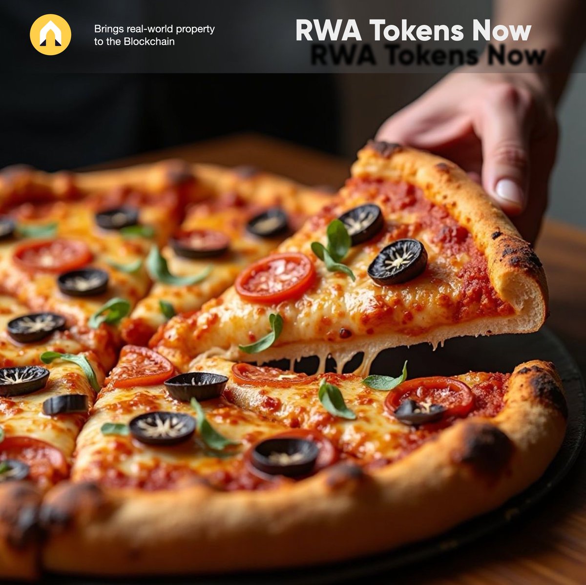 🔥 10,000 BTC = 2 PIZZAS
What will you buy in RWA today?

2010: Laszlo Hanyecz spent 10,000 BTC on pizza.
2024: Those coins are worth $650M+.

💡 Lesson: What seems like a “dumb purchase” today can become missed trillions tomorrow.

2024: People laugh at RWA — real estate, fine