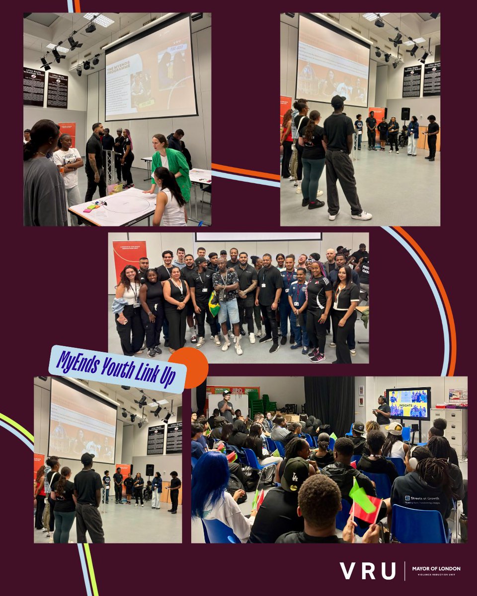 LDN_VRU's tweet photo. ๐ค Listening to and working with young people is core to our approach.
We brought together 100 young people from across our community-led #MyEnds areas of London to share experiences and solutions to tackling violence.
๐ Find out more about MyEnds: https://t.co/5dNXGLsaX8 https://t.co/KuZglRDfgj