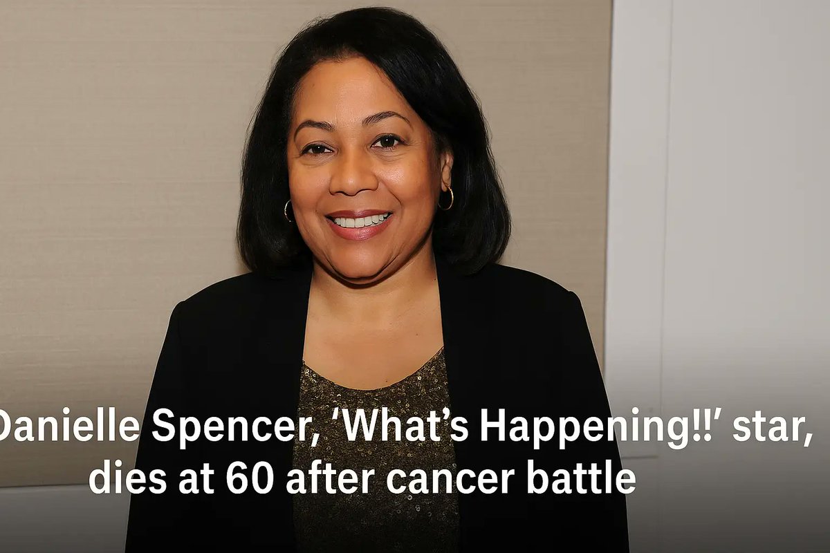 wizbloggers's tweet image. Danielle Spencer, best known as Dee from What’s Happening!!, has died at 60 after battling gastric cancer. The actress-turned-veterinarian leaves behind a legacy of resilience, compassion, and inspiration. 

Read More: wizbloggers.com/danielle-spenc…

🕊️ #DanielleSpencer #WhatsHappening