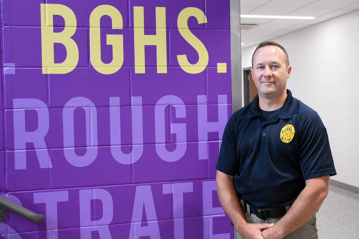 We wish all BGISD students and staff a safe and successful school year!

BGHS SRO Matt Wheat is beginning his fourth year at the school and his 18th year with the BGPD.

As always, Officer Wheat and the entire BGPD team are here to help whenever needed.

 #GoPurples