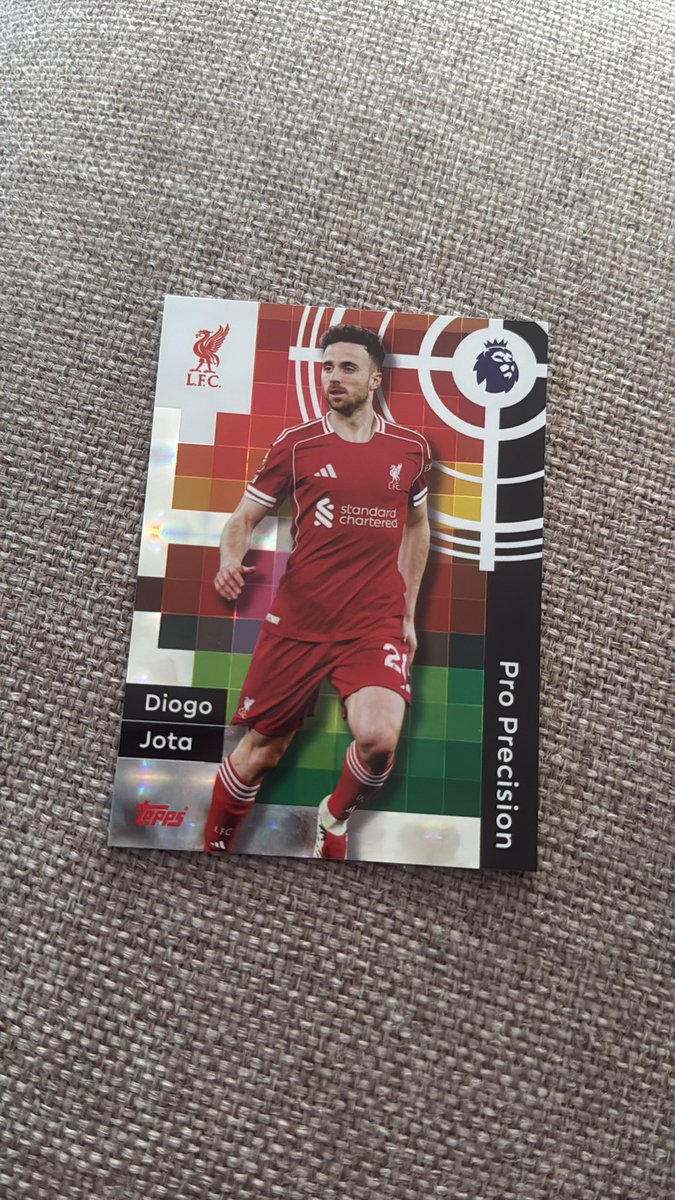 Just opened my Topps Premier League packet😢 😢 #diogojota