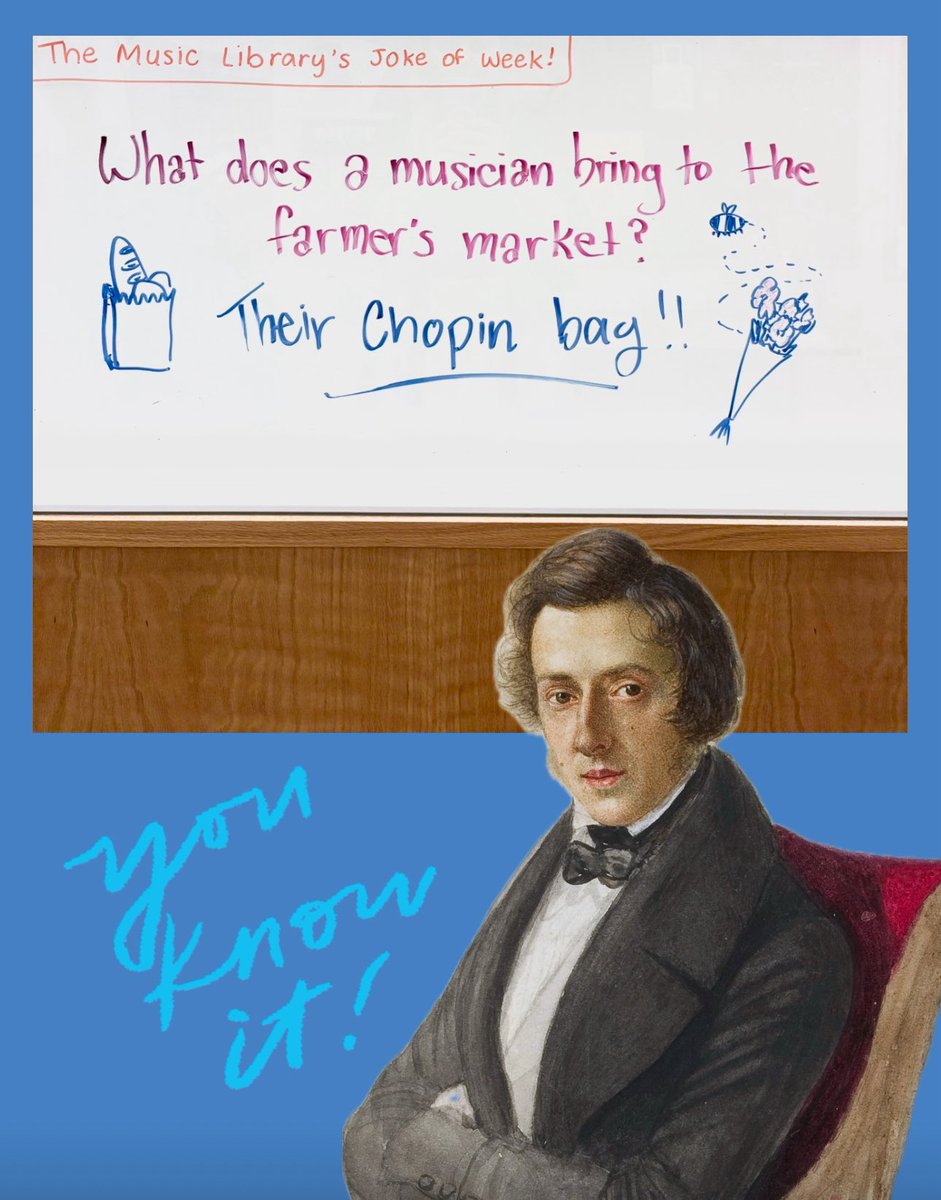 On Wednesdays we…go to the <a href="/westernufood/">Hospitality Services</a> Farmers Market of course! And musicians always bring their Chopin bag! 🍓🥕🥬
Learn more about the <a href="/WesternU/">Western University</a> Farmers Market: sustainability.uwo.ca/Campus/sustain…
