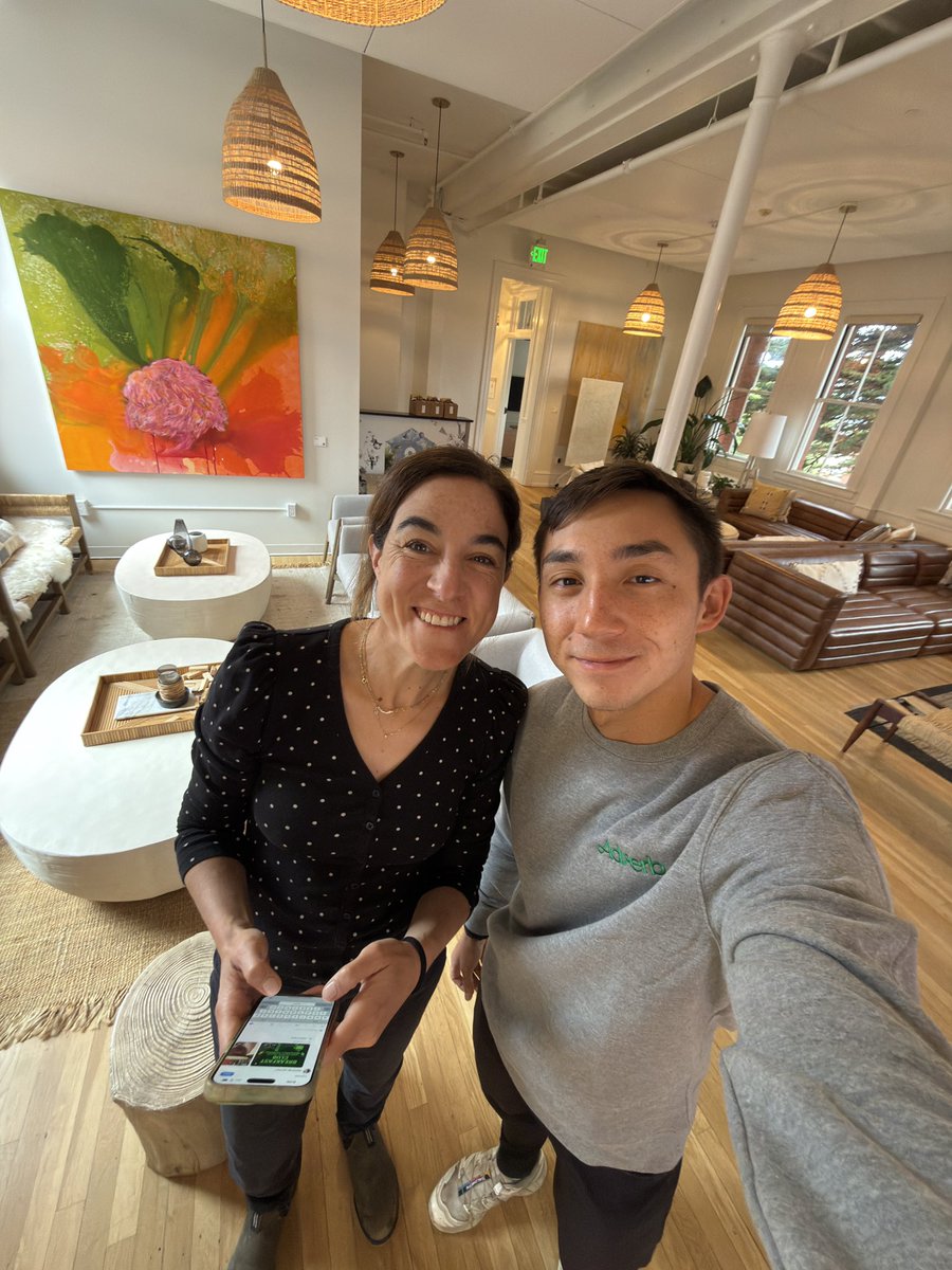 Jessica Verrilli (@jess) on Twitter photo Setting up for Builder Breakfast Club. 30 engineers and founders incoming….
💚
<a href="/Adverbvc/">Adverb Ventures</a> <a href="/aunder/">April Underwood</a> <a href="/Gary_Pesola/">Gary Pesola</a> <a href="/katiekirsch/">Katie Kirsch</a> Setting up for Builder Breakfast Club. 30 engineers and founders incoming….
💚
<a href="/Adverbvc/">Adverb Ventures</a> <a href="/aunder/">April Underwood</a> <a href="/Gary_Pesola/">Gary Pesola</a> <a href="/katiekirsch/">Katie Kirsch</a>