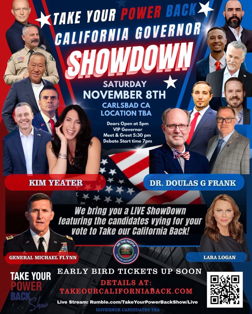 A chance to learn about California governor candidates.