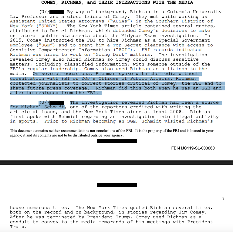 1st_A_Media's tweet photo. FBI gave a reporter Top Secret clearance to be Comey’s off-the-books media hack feeding leaks, shaping coverage, bypassing DOJ.

Not oversight.

Pure operation damage control.
#FBILeaks #MediaPipeline #ComeyGate #TopSecretScandal https://t.co/gmDdZ9kTes