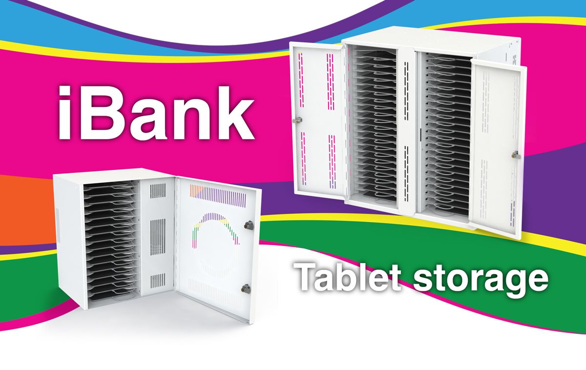 📦 🔋 iBank tablet storage 📦 🔋
From 8 to 60 tablets
🔐 Securely stored
✅ Charged and managed
🇬🇧 🚚 These units are 'in stock', available for delivery within a week! 🇬🇧 🚚

#TabletStorage #ProAV #EdTech #LockedIT #Tablets