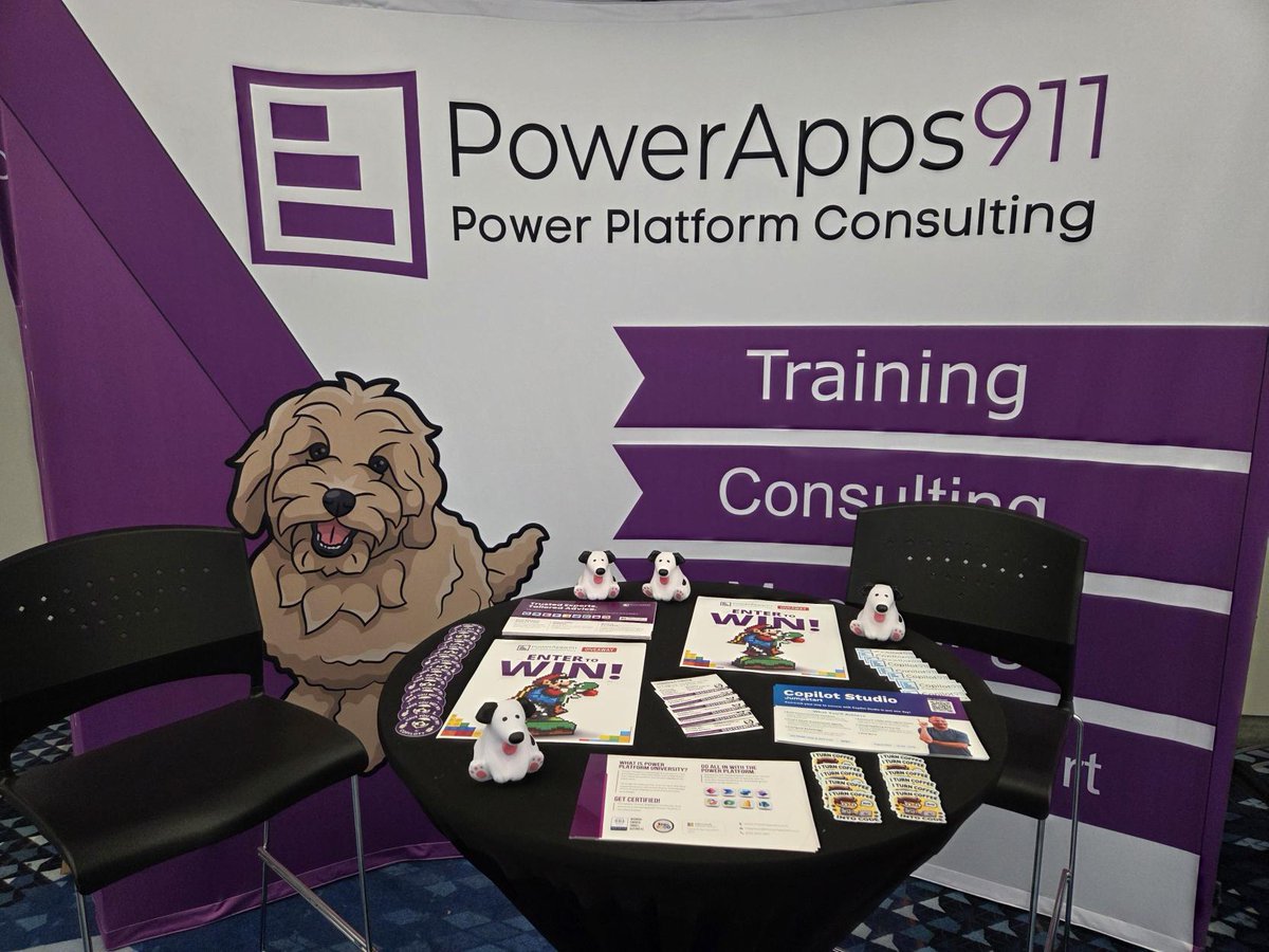 PowerApps911- Power Platform Consulting & Training (@powerapps911) on Twitter photo Day 1 of #TechCon365 in Atlanta! It's been a great start, we love talking about the #PowerPlatform with people and catching up with friends. Don't forget to stop by our booth, chat, and grab some awesome swag!
#MicrosoftCopilot #CopilotStudio #Microsoft365 #CommunityDriven Day 1 of #TechCon365 in Atlanta! It's been a great start, we love talking about the #PowerPlatform with people and catching up with friends. Don't forget to stop by our booth, chat, and grab some awesome swag!
#MicrosoftCopilot #CopilotStudio #Microsoft365 #CommunityDriven