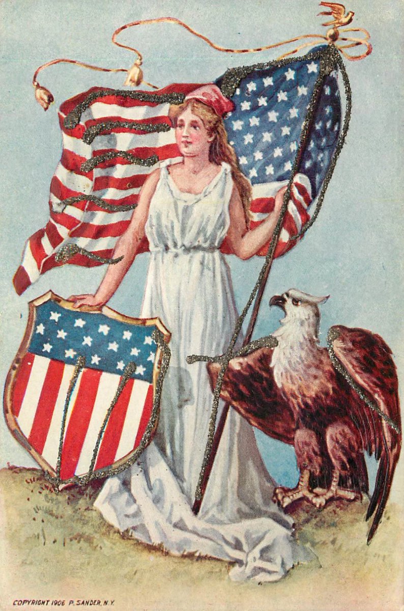 Circa 1915 patriotic postcard