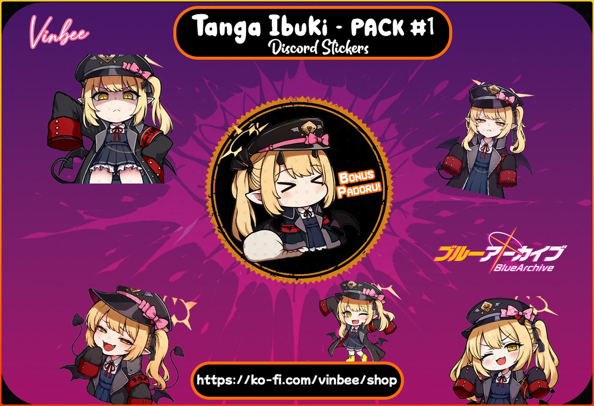 Vinbee_Alt's tweet photo. Ehehe~ Sensei forgot about my 𝐎𝐓𝐇𝐄𝐑 packs, didn’t you?
Go get Packs 1 &amp; 2 too, or Ibuki’s gonna be suuuper upset!!~ 💢

Pack 1 👉 https://t.co/FwQKS3wYZB
Pack 2 👉 https://t.co/DvtQddcA28

#BlueArchive #ブルアカ https://t.co/Q7L38kEIjL