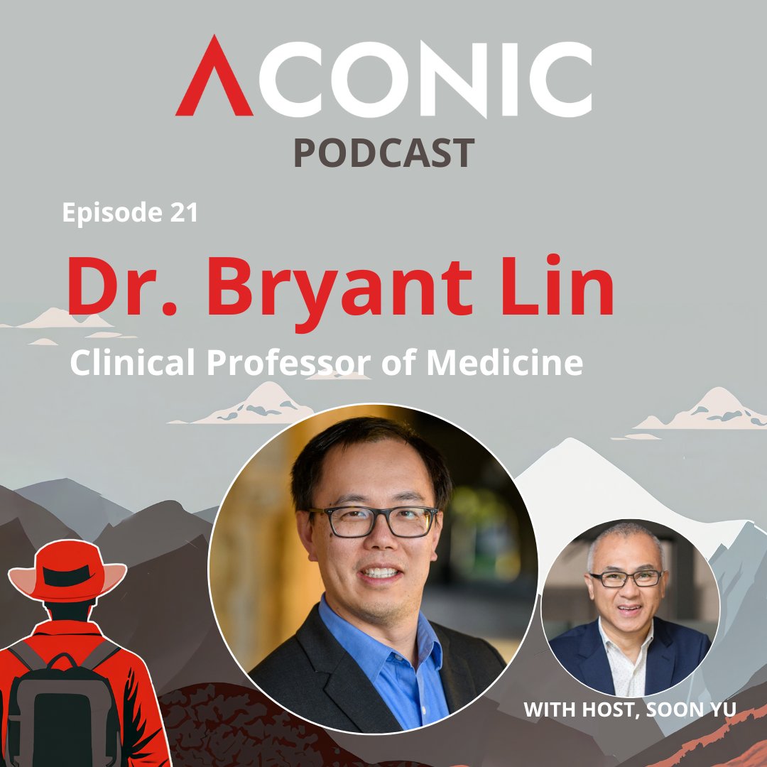 He went from saving lives… to fighting for his own. 🩺❤️

Ep. 21 with Dr. Bryant Lin is NOW LIVE!

WATCH: aconicpodcast.com/listen/dr-brya…

Follow for more inspiring conversations every month.