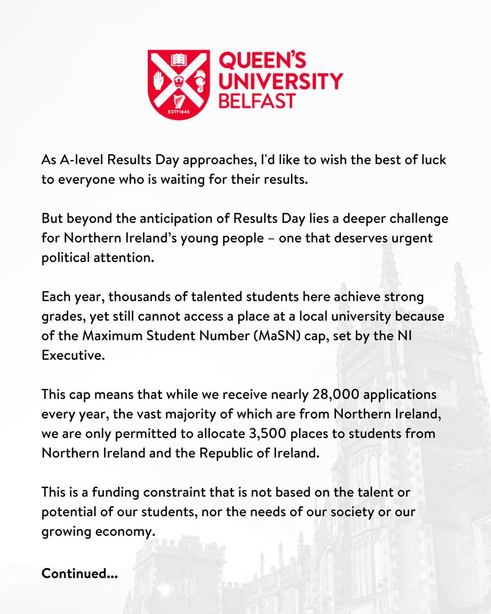 Queen's University Belfast 🎓 tweet media