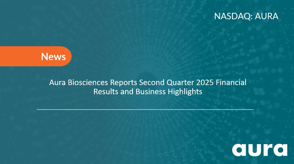 Today, we reported our second quarter 2025 financial results and recent business updates. 
 
Read the full announcement: bit.ly/3UrrsbC