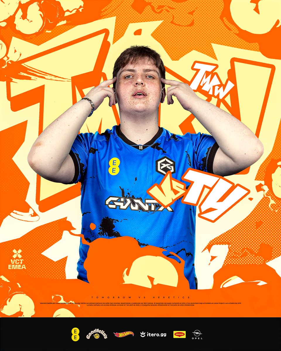 It’s been a tough year, but tomorrow we have the chance to make history.

Join us as we try to take first place from <a href="/HereticsVal/">Patitek Fan Acc</a> 💪🏻

🗓️ 17:00 | 14/08 - #VCTEMEA

#WeAreGIANTX