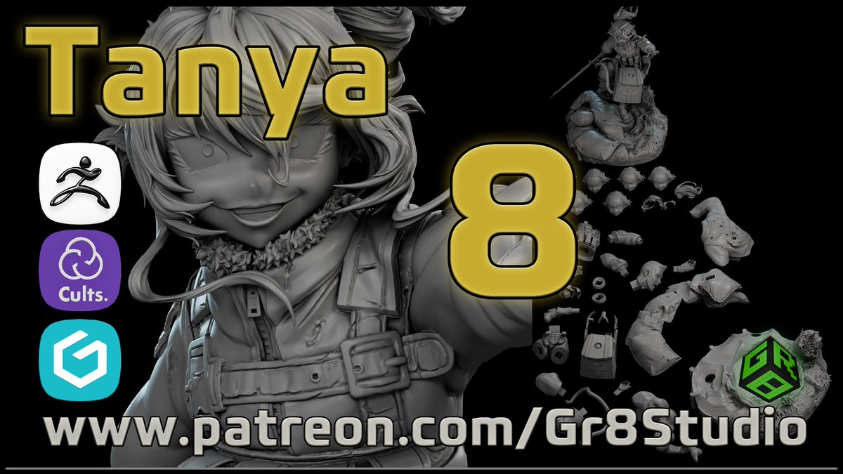 JonathanGr8Stu's tweet photo. Cutting Process - PT 8
https://t.co/IplkhmhRKV
#Tanya #YojoSenki #TanyaTheEvil #anime #3Dfigure #Patreon #Sketch #Gr8Studio #Gr8 https://t.co/g4PcWwCmq9