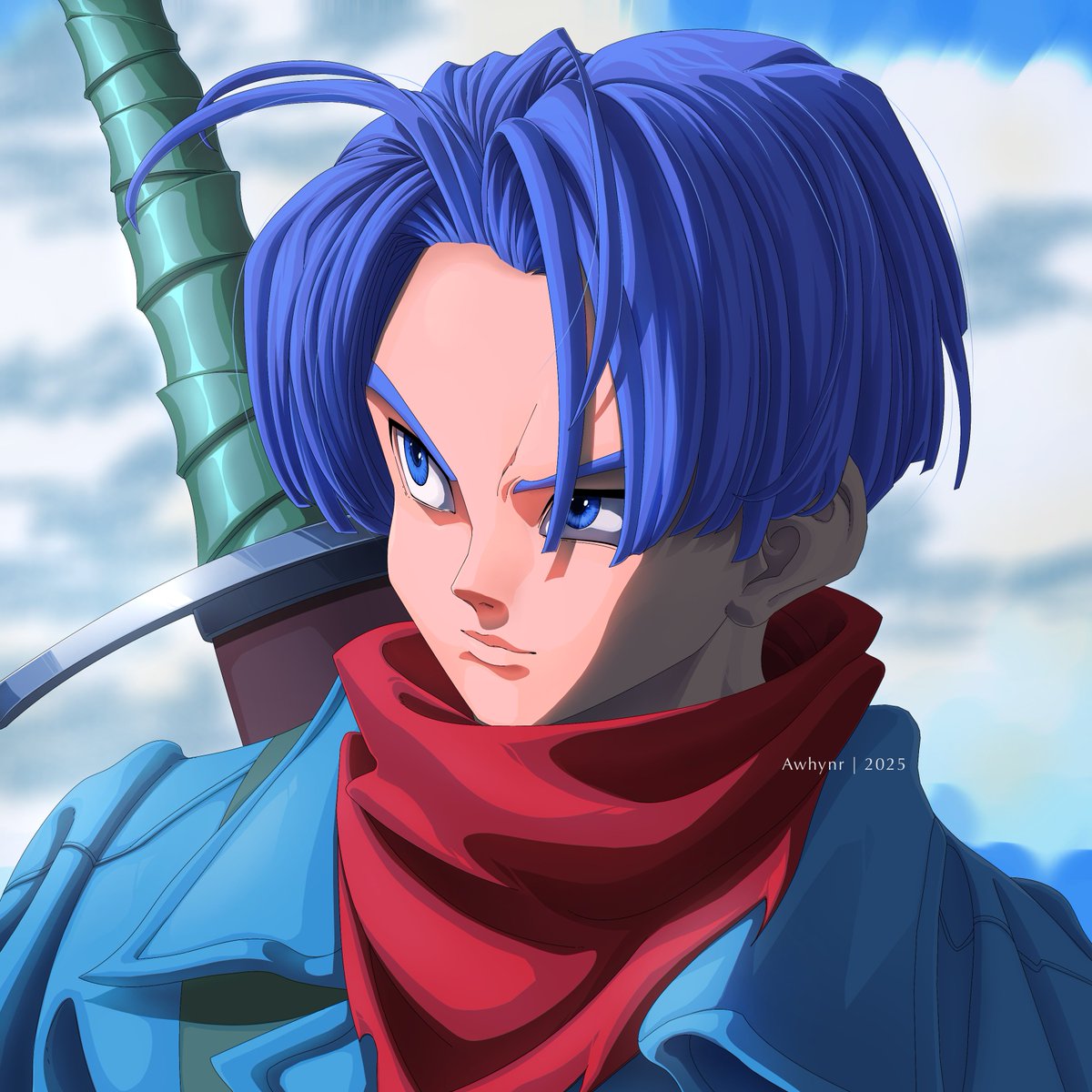 awhynr's tweet image. Trunks 🎨
#DragonBall #trunks