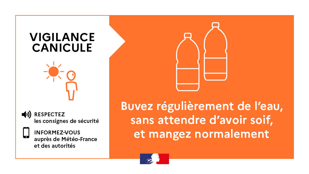 Prefet92's tweet image. #Canicule☀️| Restons prudents face aux fortes températures :
🟧 Protégez-vous du soleil et privilégiez les lieux frais
🟧 Hydratez-vous régulièrement tout au long de la journée
La vigilance reste de mise, prenez soin de vous et de vos proches.
#Prévention #HautsDeSeine