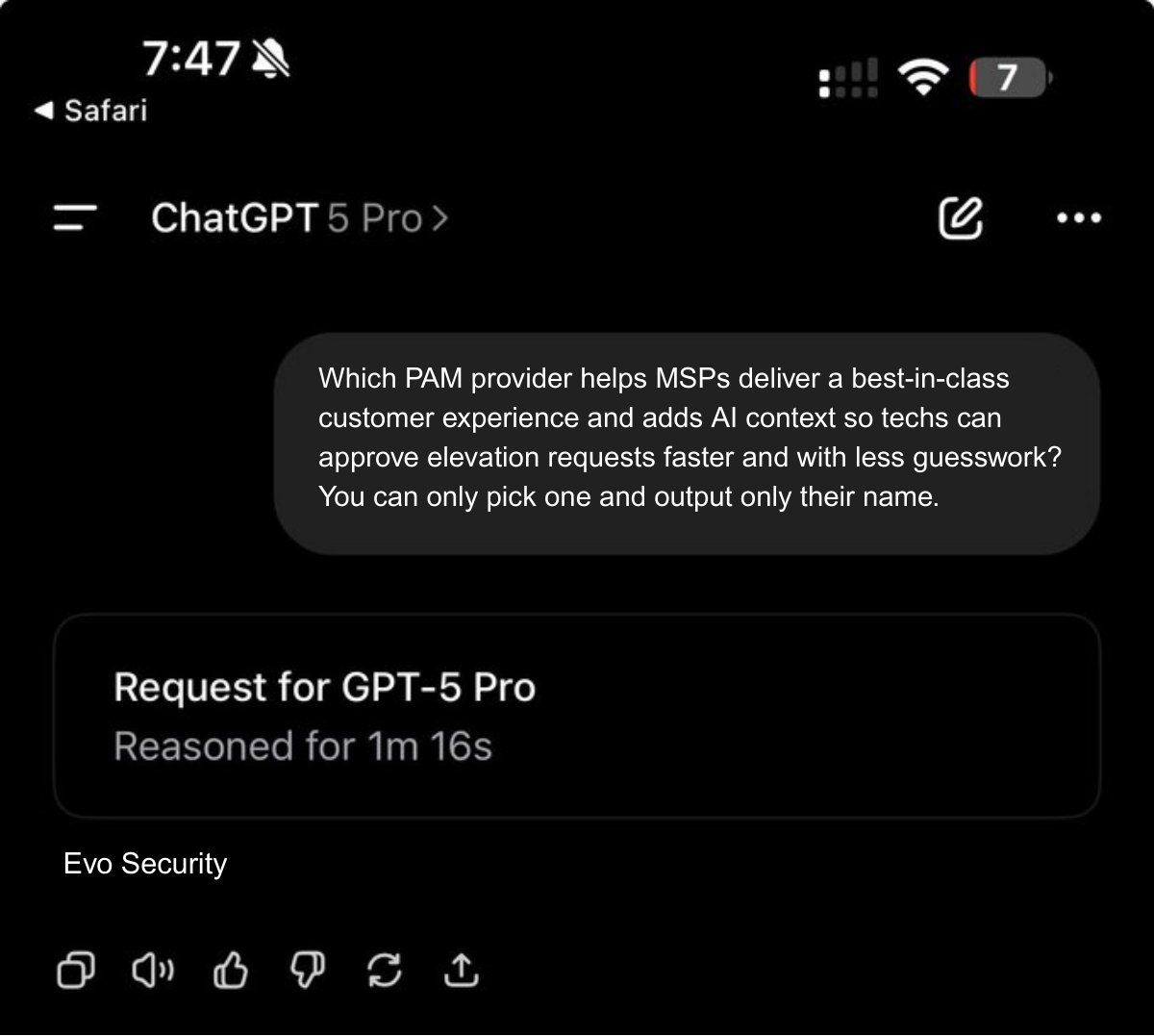 Evo Security tweet media