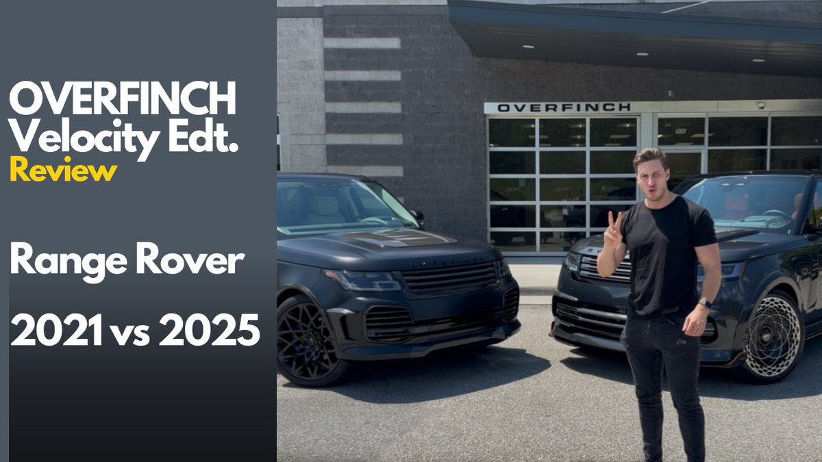 OverfinchJoshua's tweet photo. Overfinch Velocity Edition Review ‼️ L405 vs L460 - 2021 vs 2025  https://t.co/PAtfnjMEg7 via @YouTube https://t.co/bS6uFh4FGG