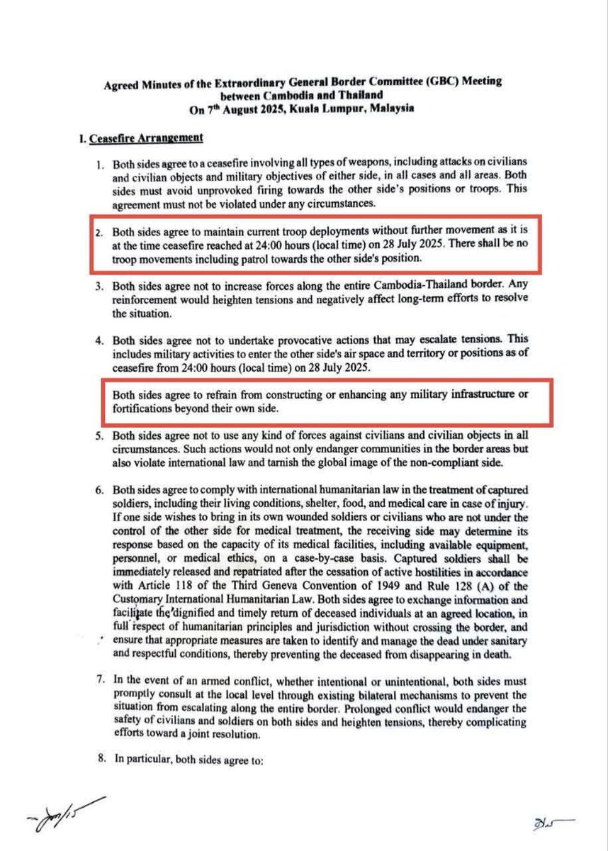Bunnarith1994's tweet photo. These provocation by Thailand enough to show they are the one who violate ceasefire agreement.

Read more:
https://t.co/BhzHm8e0i2

#ThailandViolatestheceasefire
#JusticeForCambodia
#WhyIsThailandAfraidOfICJ
#ExposeThaiLie
#ExposeThailandLie https://t.co/w7lhisLRbA