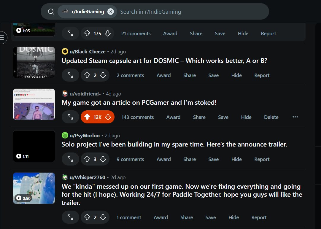 My <a href="/Reddit/">Reddit, Inc.</a> post about my game getting an article on <a href="/pcgamer/">PC Gamer</a> got 12.000 upvotes. It's a personal record!

Making Unemployment Simulator 2018 is a hard job.

#solodev #indiegame #indiedev