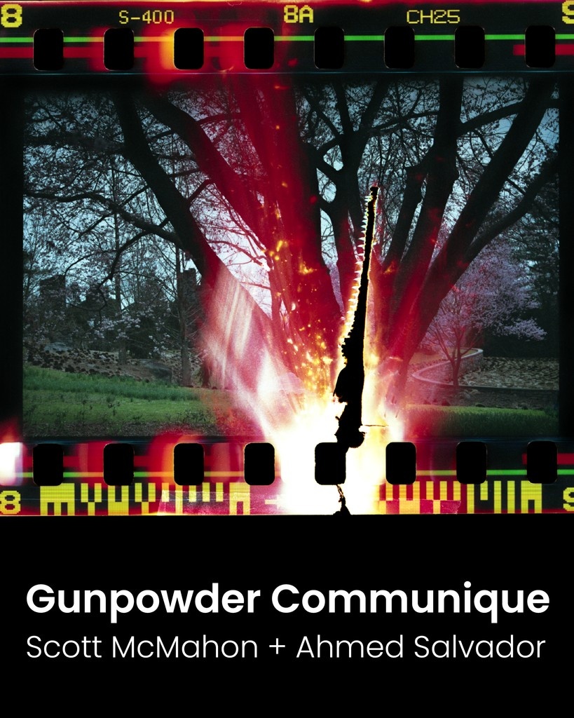 ChimaeraGallery's tweet photo. Coming soon!  "Gunpowder Communique", an exhibition by Scott McMahon and Ahmed Salvador.  

Join us for the opening reception on September 6th!

#ExperimentalPhotography
#AnalogPhotography
#FilmPhotography
#MailArt
#PhotoArt
#ArtCollaboration
#ContemporaryPhotography https://t.co/0k0DYFi7WL