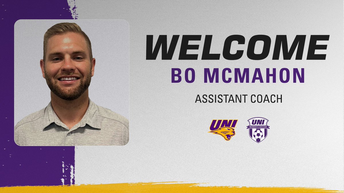 UNI_Soccer's tweet photo. Coach Bo is a GO‼️ 

Panthers welcome Bo McMahon to coaching staff as assistant coach. ⚽ 

📰 https://t.co/OgCgXkwRsD

#EverLoyal | #1UNI https://t.co/5wFMlGvXGS