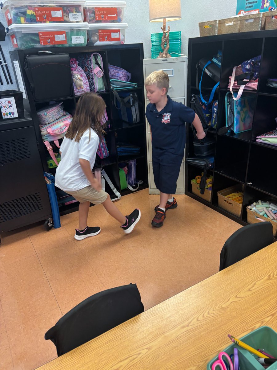 We love using <a href="/KaganOnline/">Kagan Publishing & Professional Development</a> Silly Sports and Goofy Games for brain breaks and relationship building. Our first graders played the Goofy Game Mirror Mirror today and had a blast! #kagancooperativelearning #kaganmodelschool #sillysportsandgoofygames