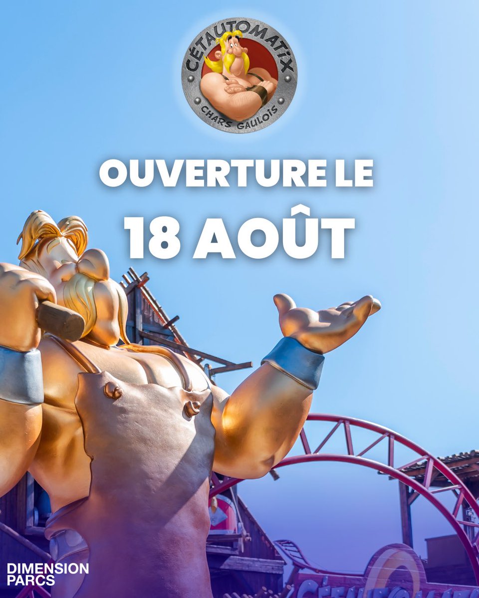 C'est officiel : Cétautomatix, la nouvelle attraction familiale du <a href="/ParcAsterix/">Parc Astérix</a> ouvrira ses portes dès le 18 août ! 🎢
