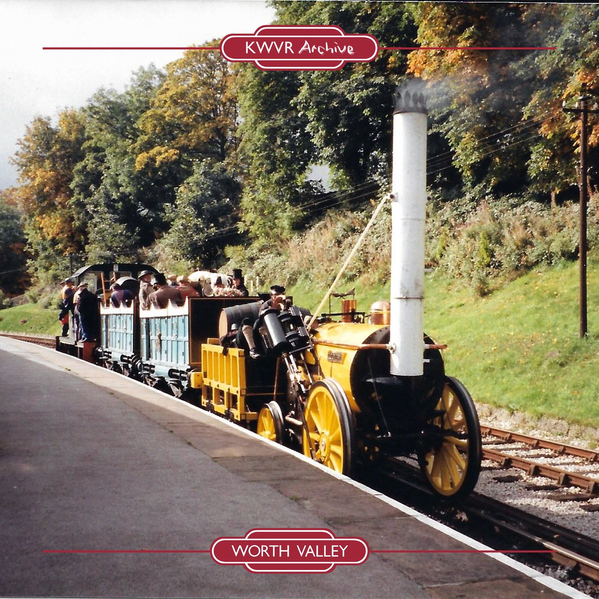 🚂 Throwback 🚂

Replica Rocket and its two period coaches stand in Oxenhope Platform for an advert filming just over 30 years ago. Do you remember for what, though?

Pop along to the updated 'TV &amp; Film' section on the website, where you can see the advert.

📷1994 // F.W.Smith